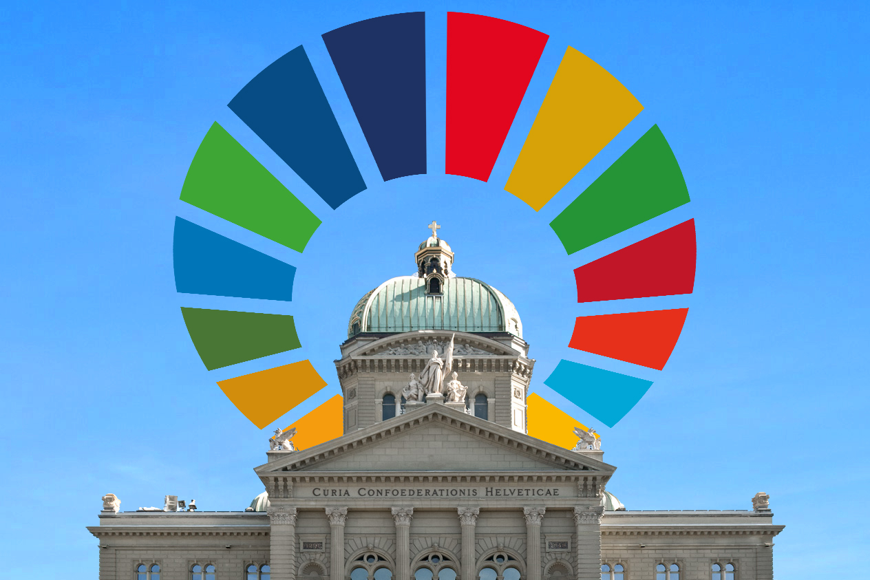 Bundeshaus mit SDG-Krone
